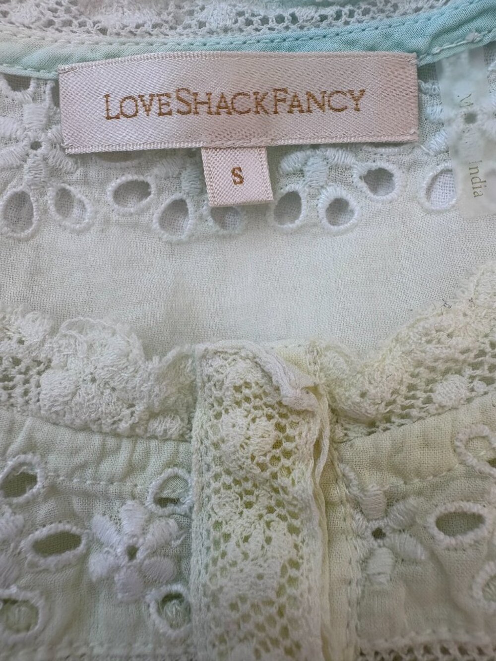 LoveShackFancy Farley Crop Top Size XS - Picture 2 of 2